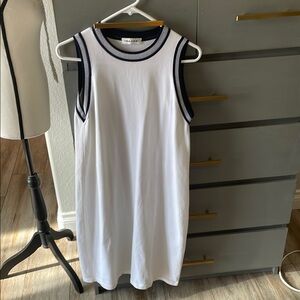 Falke White and Black Sleeveless Dress